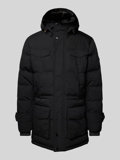 Peek & Cloppenburg WellensteynFunktionsjacke mit Kapuze Modell 'SEAMASTER' in black Fabrikladen
