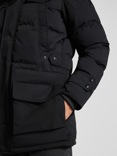 Peek & Cloppenburg WellensteynFunktionsjacke mit Kapuze Modell 'SEAMASTER' in black Fabrikladen