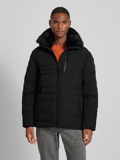 Peek & Cloppenburg WellensteynFunktionsjacke mit Reißverschlusstaschen Modell 'POLAR' in black Speichern exportieren