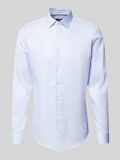 Peek & Cloppenburg Jake*sSlim Fit Business-Hemd mit Kentkragen in bleu Im Verkauf
