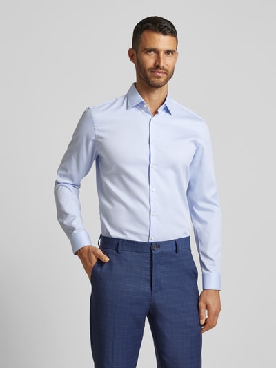 Peek & Cloppenburg Jake*sSlim Fit Business-Hemd mit Kentkragen in bleu Im Verkauf