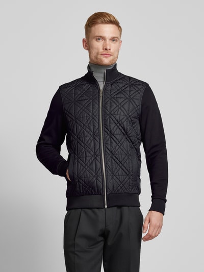 Peek & Cloppenburg JOOP! CollectionSweatjacke mit Reißverschluss in black 50% Rabatt für begrenzte Zeit