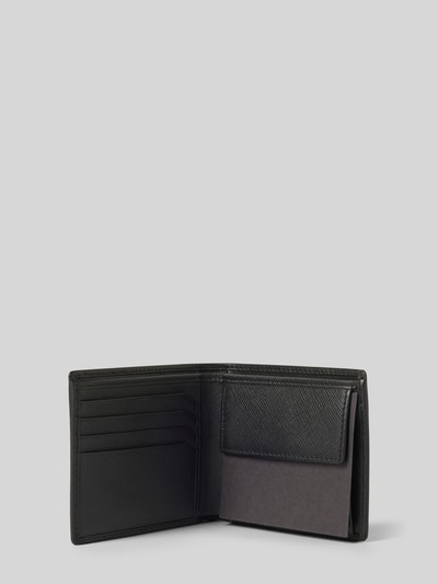 Peek & Cloppenburg HUGOSchlüsselanhänger aus Leder mit Label-Applikationen in black Verkauf