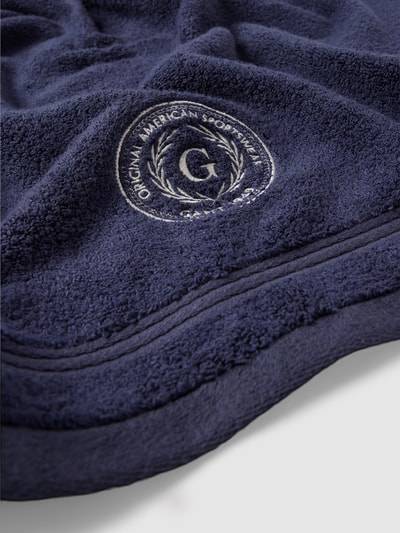 Peek & Cloppenburg GantHandtuch mit Label-Stitching in marine Günstiger Verkauf