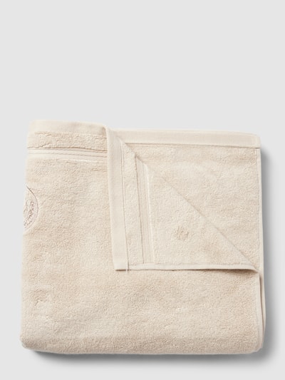 Peek & Cloppenburg GantHandtuch mit Label-Stitching in beige
