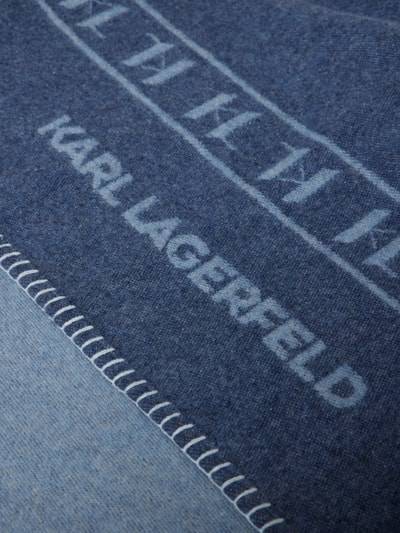 Peek & Cloppenburg Karl LagerfeldDecke mit Label-Details in bleu Osterangebot