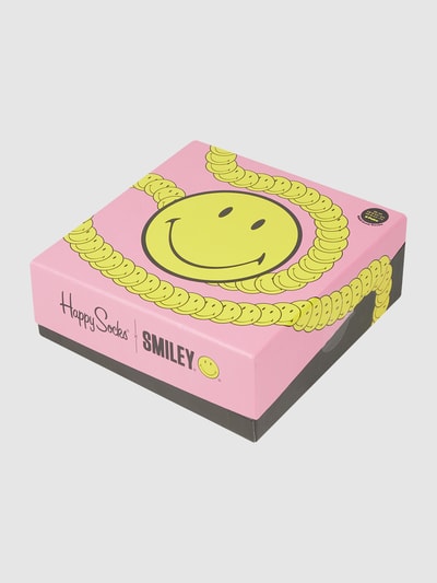 Peek & Cloppenburg Happy SocksSocken im 6er-Pack mit Smiley®-Muster in gelb Zeitlich begrenztes Angebot