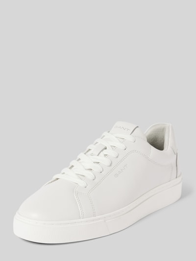 Peek & Cloppenburg GantSneaker aus Leder mit Label-Details in weiss