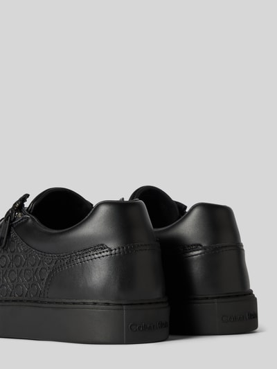 Peek & Cloppenburg CK Calvin KleinLedersneaker mit seitlichem Reißverschluss in black JETZT KAUFEN