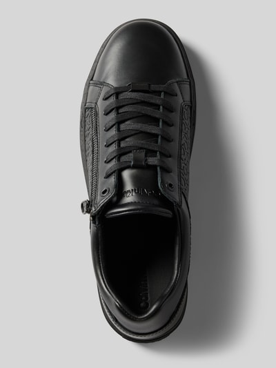 Peek & Cloppenburg CK Calvin KleinLedersneaker mit seitlichem Reißverschluss in black JETZT KAUFEN