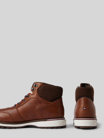 Peek & Cloppenburg Tommy HilfigerLederboots mit Label-Details in cognac Letzte 2 Tage