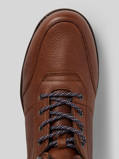 Peek & Cloppenburg Tommy HilfigerLederboots mit Label-Details in cognac Letzte 2 Tage