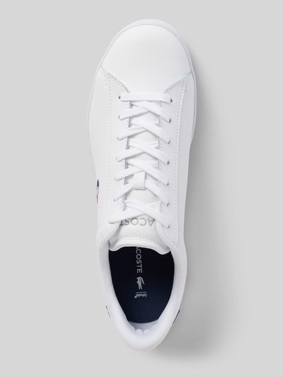 Peek & Cloppenburg LacosteLedersneaker mit Logo-Stitching Modell 'CARNABY' in weiss Vierteljährliche Förderung