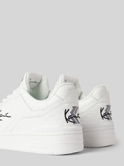 Peek & Cloppenburg KARL KANISneaker aus Leder mit Label-Stitching Modell 'KANI 89' in weiss Discount Store für neue Produkte