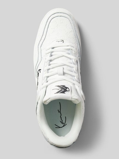 Peek & Cloppenburg KARL KANISneaker aus Leder mit Label-Stitching Modell 'KANI 89' in weiss Discount Store für neue Produkte