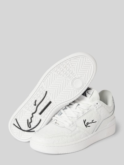 Peek & Cloppenburg KARL KANISneaker aus Leder mit Label-Stitching Modell 'KANI 89' in weiss Discount Store für neue Produkte