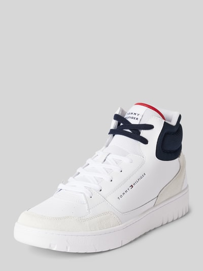 Peek & Cloppenburg Tommy HilfigerSneaker mit Schnürung Modell 'BASKET' in weiss