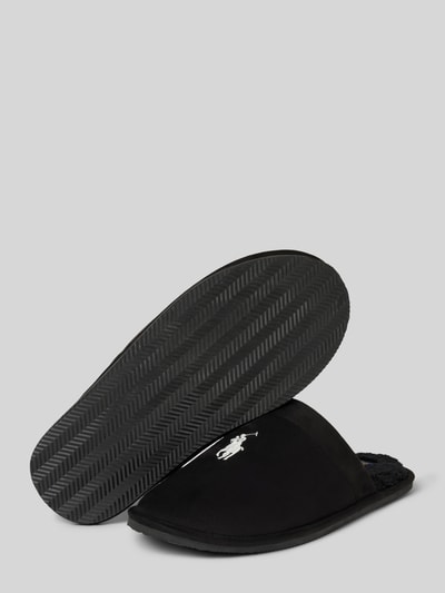 Peek & Cloppenburg Polo Ralph LaurenSlides mit Logo-Stitching Modell 'KLARENCE' in black Super Rabatt