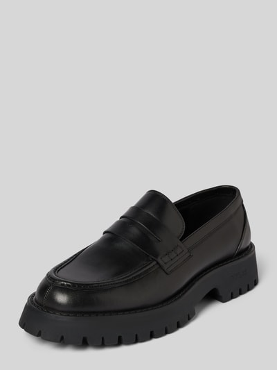Peek & Cloppenburg GuessLederloafers mit Blockabsatz Modell 'GORIZIA' in black