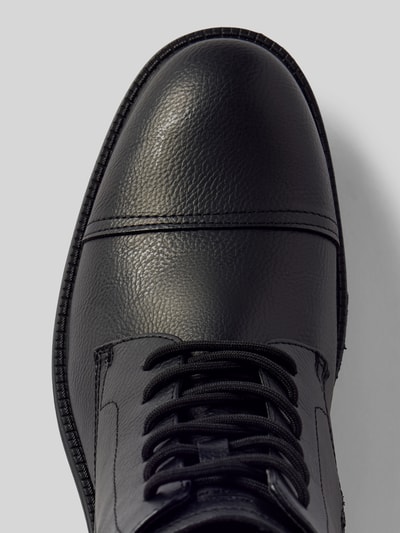 Peek & Cloppenburg Jack & JonesSchnürboots mit Label-Prägung Modell 'BARBICAN' in black Begrenzt auf 3 Tage
