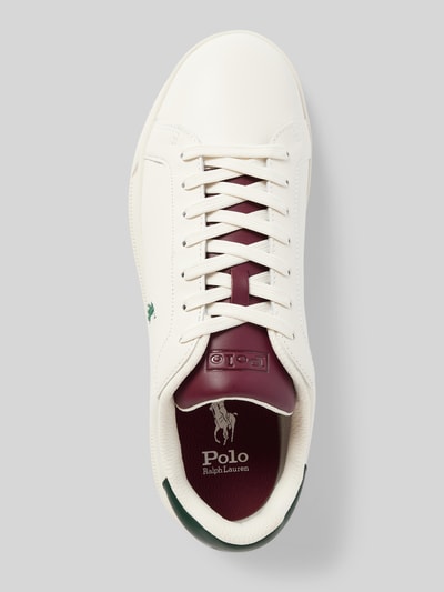 Peek & Cloppenburg Polo Ralph LaurenLedersneaker mit Logo-Stitching in weiss 2025