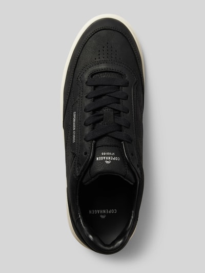 Peek & Cloppenburg CopenhagenLedersneaker mit Label-Detail in black Outlet