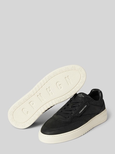 Peek & Cloppenburg CopenhagenLedersneaker mit Label-Detail in black Outlet