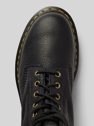Peek & Cloppenburg Dr. MartensSchürboots aus Leder mit Innenfutter in black Verkauf