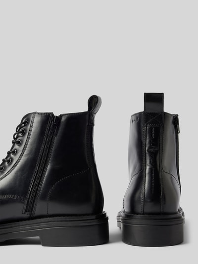 Peek & Cloppenburg GantBoots aus Leder mit Reißverschluss Modell 'Boggar' in black Schlussverkauf