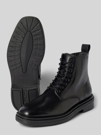 Peek & Cloppenburg GantBoots aus Leder mit Reißverschluss Modell 'Boggar' in black Schlussverkauf
