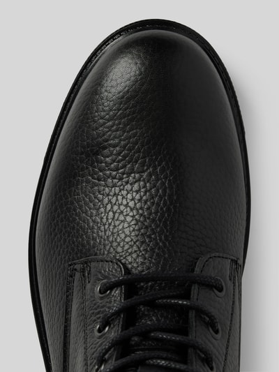 Peek & Cloppenburg Tommy HilfigerLederboots mit Label-Details in black Meist gekauft