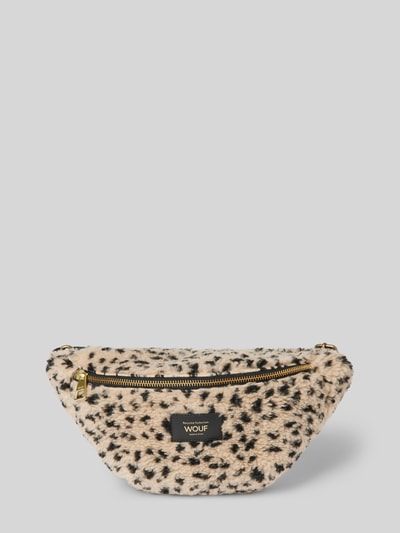 Peek & Cloppenburg WOUFBauchtasche mit Label-Patch Modell 'Clem' in beige Kostenloser Versand