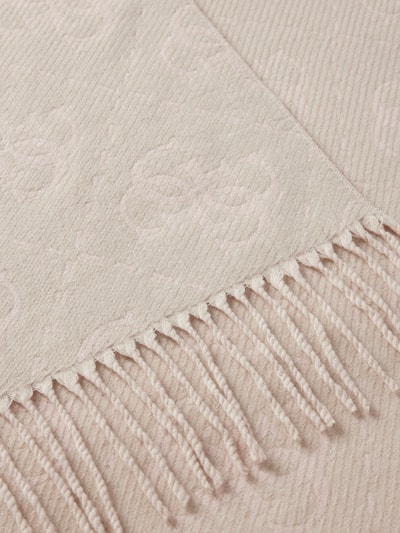 Peek & Cloppenburg GuessSchal mit Logo-Stitching in hellgrau Versandkostenfrei
