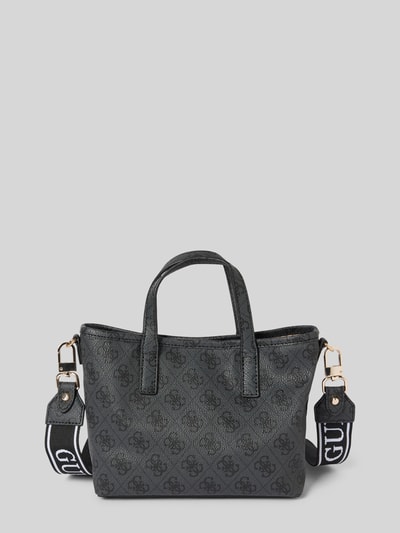 Peek & Cloppenburg GuessHandtasche mit Label-Details Modell 'LATONA' in anthrazit melange Flash Sale