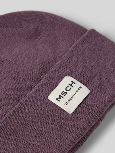 Peek & Cloppenburg MSCH CopenhagenBeanie mit Label-Patch Modell 'Mojo' in mauve Online Shopping