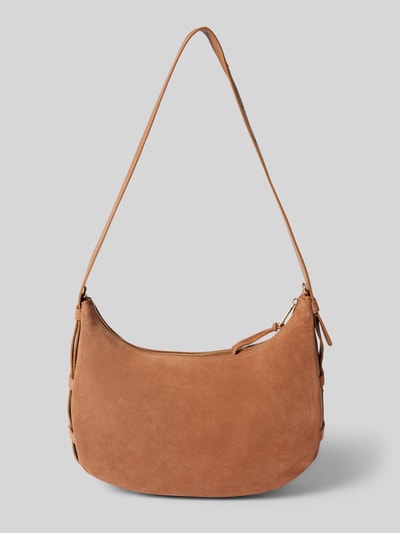 Peek & Cloppenburg Hey MarlyLederhandtasche mit Label-Applikation Modell 'Lifetime Sister' in cognac Cyber Monday