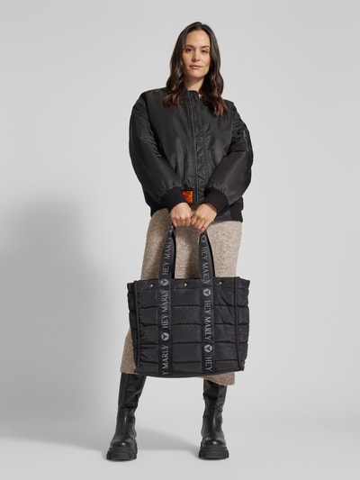 Peek & Cloppenburg Hey MarlyShopper mit Ziernähten Modell 'Best Buddy' in black