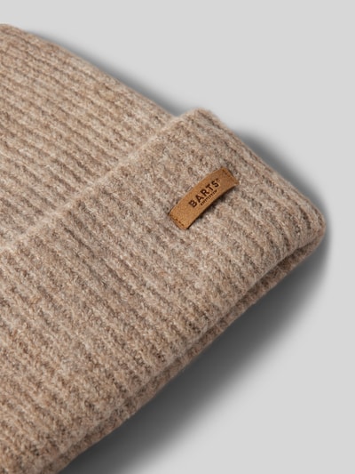 Peek & Cloppenburg BartsBeanie mit Label-Patch Modell 'Witzia' in hellbraun Top Angebot