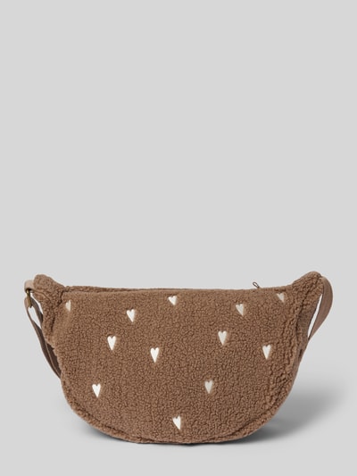 Peek & Cloppenburg STUDIO NOOSUmhängetasche mit Label-Patch in taupe Online Outlet