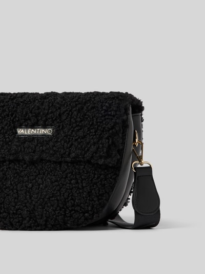 Peek & Cloppenburg VALENTINO BAGSHandtasche mit Teddyfell und Label-Applikation Modell 'SPECIAL' in black Blitzangebot