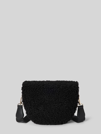 Peek & Cloppenburg VALENTINO BAGSHandtasche mit Teddyfell und Label-Applikation Modell 'SPECIAL' in black Blitzangebot