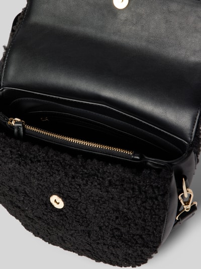 Peek & Cloppenburg VALENTINO BAGSHandtasche mit Teddyfell und Label-Applikation Modell 'SPECIAL' in black Blitzangebot