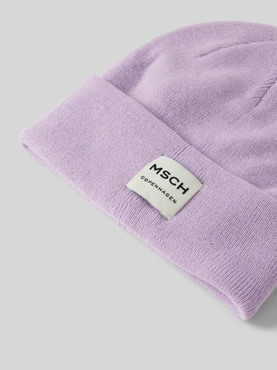 Peek & Cloppenburg MSCH CopenhagenBeanie mit Label-Patch Modell 'Mojo' in flieder Sonderangebote
