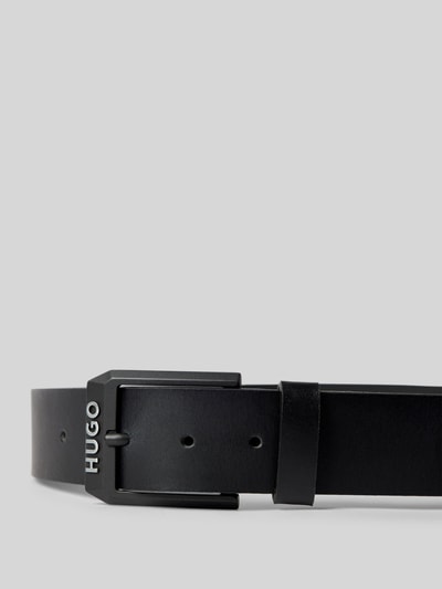 Peek & Cloppenburg HUGOGürtel mit Label-Detail Modell 'Gelio' in black JETZT KAUFEN