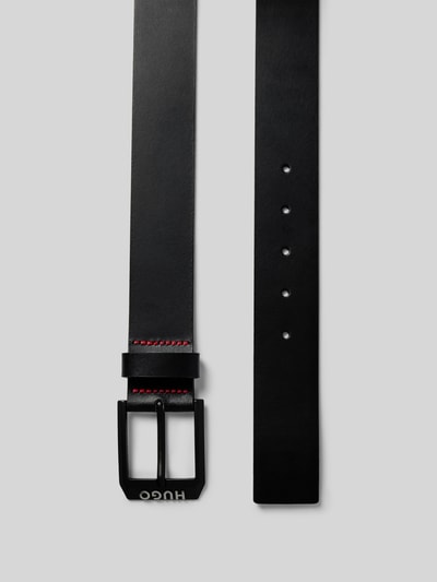 Peek & Cloppenburg HUGOGürtel mit Label-Detail Modell 'Gelio' in black JETZT KAUFEN