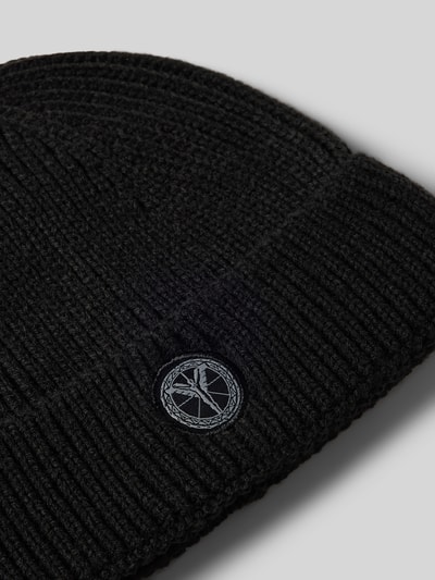 Peek & Cloppenburg CARLO COLUCCIMütze mit Label-Patch in black Bis zu 60% Rabatt