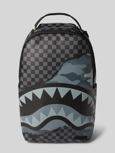 Peek & Cloppenburg SpraygroundRucksack mit Motiv-Print Modell 'SPLIT UP' in anthrazit Sonderangebot der Fabrik