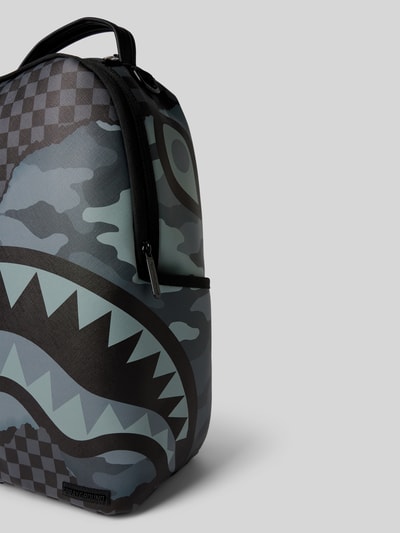Peek & Cloppenburg SpraygroundRucksack mit Motiv-Print Modell 'SPLIT UP' in anthrazit Sonderangebot der Fabrik