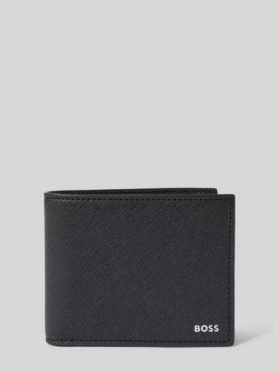 Peek & Cloppenburg BOSSPortemonnaie mit Label-Print Modell 'Zair' in black