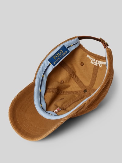 Peek & Cloppenburg Polo Ralph LaurenCap aus Cord mit Label-Stitching in camel Super Rabatt